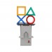Держатель для джойстика с подсветкой PlayStation Icons Heritage (Cable Guys), ,